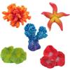 FUTUREORYY 5 Pezzi Pz Piante Artificiali in Resina Reef per Acquario Decorazione Paesaggio Subacqueo Resistente Mini Ornamenti per Vasca Pesci Accessori Leggeri per Ambienti Domestici e
