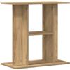 vidaXL Supporto Acquario 60x30x60 cm Multistrato Rovere Artigianale, Mobile per Acquario, Supporto per Acquario in Legno, mobiletto per Acquario