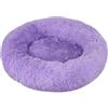 DOTBUY-SHOP Rotondo Cuccia Cane Interno, Peluche Cuccia Gatto e Cane Ciambella Cuscino per Cani, Lavabile e Morbido Cuscino per Animale Domestico, per Perros y Gatos Grandes (70 cm,Viola)