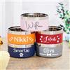 XFZDKJSD Ciotola Personalizzata per Cani e Gatti in Acciaio Inox, Con Nome, per Alimenti e Acqua (18 cm)