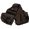 rockible Borsa da Sella in Tela, Bisaccia, Versatile con Tasche, Borsa da Sella Imbottita per Sport, Attrezzatura Equestre/Western, Marrone