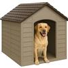 Crisalide® - PawsPalace Cuccia Per Animali, 2 Dimensioni, Facile Da Lavare, In Resina PVC, Facile Da Assemblare, Super Resistenze, Taglia Medio/Grande, Cuccia per Esterni (Large)