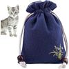 Generic Borsa per ceneri del cane, piccole tasche per ceneri umane, design con coulisse, sacchetti commemorativi per cani di grandi dimensioni, per gatti e animali domestici, leggero