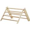 JAMNGHB Formazione di legno gallina trespolo forma triangolare facile montaggio pollame galli per habitat di pollo staccabile pollaio accessorio