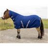 QHP Shetty - Coperta in pile, 75 cm, colore: Blu