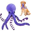 Generico 2025 Nuovo giocattolo per cani Octopus, giocattolo per cani Octopus, gioco di denti audio cigolante che scattò aggressivo, gioco all'aperto interno