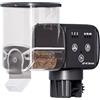 Generico Alimentatore per mangime per pesci,Erogatore Automatico Waterproof con Timer - Alimentatore automatico per acquario,Per viaggi laghetto casa vacanze weekend betta tartaruga
