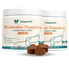 INTEGROPET - Probiotico per Cani Gusto Manzo 2 Confezioni - Integratori Probiotici per Cani per Intestino, Prurito e Sistema Immunitario (80 Bocconcini)