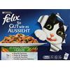 Felix animale gatto bagnato che sembra in Gelatina misto varietà (ortaggi) 6er Pack (6 X 12 X 100 G) bustine