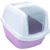Imac Maddy - Lettiera per lettiera, 62 x 49,5 x 47,5 H, ideale per gatti di grandi dimensioni (rosa)