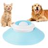 Vulaop Dog Feeder Lick Bowl, tappetino leccare per cani e gatti, ciotola Lick per cani, ciotola anti golfo, anti-ribaltamento, giocattolo lento resistente per cani/gatti (B - bianco)