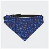 FJQWKLF Amuleto blu del malocchio Nazar Collare a bandana per cani Sciarpa triangolare per animali domestici Fazzoletto per gatti con fibbia regolabile