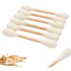 Generico Bastoncini Masticabili Giant Cat Qtip, Confezione Da 6. Bastoncini Masticabili Giganti Per Gattini Contro La Noia in Casa, Corde Dentali Resistenti Per La Dentizione, Esercizio Fisico (Bianco)