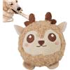 Generic Palline per cani con sonoro, palla morbida per cani di piccola taglia, design a di animale di peluche, aiuto per l'addestramento di cuccioli, per casa, camera da letto