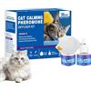 Generisch Diffusore calmante Gatto 48ml Diffusore di feromoni Refill per Gatti Antistress, diffusore di rilassamento per 60 Giorni, allevia l'ansia e l'agitazione