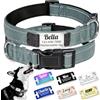 WASHNN Collare Personalizzato per Cane - Regolabile e Riflettente, in Nylon Solido con Incisione Laser di Nome, Indirizzo e Telefono, Adatto a Cani e Gatti di Piccola, Media e Grande Taglia