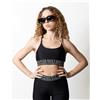 Moschino Top Moschino Active cropped in satin donna