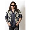 John Richmond Camicia John Richmond in seta con stampa all-over uomo