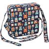 Chickwin Cuscino Rialzo Sedia per Bambini, Cartone Animato Stampa Cuscino Alzasedia con Cinghie Regolabile Lavabile Smontabile Cuscino Seduta per Sedia da Pranzo (gufo blu,32x32x8cm)