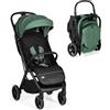MS BabyWorld - Passeggino iWalk con chiusura automatica - Dalla nascita fino a 48 mesi | Pulsante di chiusura | Ammortizzatori | Cappottina XXL idrorepellente | Ruote grandi | Reclinazione massima