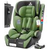 KIDIZ Seggiolino auto Triangle Premium per bambini con Isofix, seggiolino auto | 9 kg - 36 kg 1 - 12 anni | gruppo 1/2/3 | universale | omologato secondo ECE R129/03