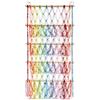 Raxove Rastrelliera Per Animali Di Peluche - Amaca Sospesa Per Animali Di Peluche Bohémien | Porta Animali Di Peluche 52x105 Cm, Supporto Per Macramè Montato A Parete, Organizer Regolabile Per Giocattoli Di