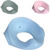 Kikka Boo Kikkaboo sedile del water Flipper forma anatomica paraspruzzi, maniglie laterali, colorazione:blu