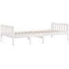 vidaXL Letto per Bambini senza Materasso Bianco 90x200cm Massello Pino, letto singolo, letto a mezza piazza per bambini, letto in legno