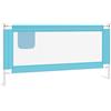 vidaXL Sponda Letto di Sicurezza per Bambini Blu 180x25 cm in Tessuto