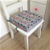 Chickwin Cuscino Rialzo Sedia per Bambini, Cartone Animato Stampa Cuscino Alzasedia con Cinghie Regolabile Lavabile Smontabile Cuscino Seduta per Sedia da Pranzo (32x32x8cm,Cucciolo di cane)