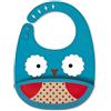 Skip Hop Zoo bavaglino in silicone, fold and Go