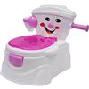 Bazargame Vasino Per Bambini Per WC, Portatile Vasino Toilette Per Bambini E Mini WC Con Contenitore Estraibile Addestramento Al Vasino Con Coperchio (Rosa)