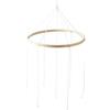 harayaa Telaio Mobile in Legno per Bambini, Fai da Te Arillo da Soffitto, Supporto Mobile Giostrina Culla Neonato, Accessori Letto per Bambini per Lettini, Letto, Balcone, Cerchio, 23 Cm 6 Fori