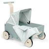 hauck Learn to Walk, Dolls - Carrello Primi Passi per Bambini a Partire da 1 Anno e Carrozzina per Bambole e Peluche fino a 43 cm, Girello Multifunzionale in Legno con Freno e Maniglione Regolabili