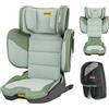 Jovikids i-Size Seggiolino Auto ISOFIX, Pieghevole Alzatina Auto per Bambini ECE R129, circa 3-12 anni/100-150cm, Altezza e larghezza regolabili