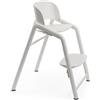 Bugaboo Giraffe Sedia evolutiva in Legno, Seggiolone Regolabile in 1 Secondo, Sicura e Resistente, Utilizzabile dalla Nascita in Combinazione con il Set Neonato (Venduto Separatamente), Bianco