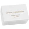 LAUBLUST Scatola dei ricordi del bambino - Incisione richiesta - Regalo personalizzato per il bambino | Taglia M, ca. 30 x 20 x 14 cm, Bianco - Scatola decorativa in legno con coperchio, FSC®