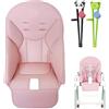 Generico Fodera per Sedia da Pranzo per Bambini, Fodera per Cuscino per Seggiolone, Cuscini Multifunzionale per Sedia da Pranzo con Imbottitura Confortevole per Peg-Perego, Kosmic Jané, Baoneo, Siesta Zero3