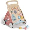 MS BabyWorld - Montessori MIMO - Primi Passi in Legno per Bambini | Carrello Primi Passi con Giochi e Attività | Per Imparare a Camminare | Da +12 Mesi