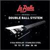 La Bella™ Strings »S1046 DOUBLE BALL ELECTRIC GUITAR STRINGS« Corde per Chitarra Elettrica - Stainless Steel - Regular: 010-046 Double Ball System