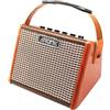 AROMA AG-15A AMPLIFICATORE 15 WATT 5 PER CHITARRA ACUSTICA CON INGRESSO MICROFONO BATTERIA RICARICABILE INTEGRATA ED EFFETTO ECHO