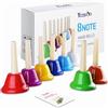 Yooson campane musicali Kit di campane a mano per bambini, ragazzi, adulti, usato per festival, insegnamento musicale, coro della chiesa, matrimonio, festa di famiglia