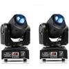 Yespick 2pcs Mini 30W Lira LED Moving Heads Testa Mobile, RGBW LED Luce di Scena DMX512 9/11CH Controllo Sonoro per Discoteca DJ Party Clubs