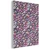MuchoWow© Pannelli Pannello Fonoassorbente 60x80 cm Decorativi Insonorizzanti Decorativo Parete Fonoassorbenti Design Fonoisolanti Insonorizzazione Stanza Ciottoli - Viola - Rosa