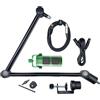 Sontronics Set di microfoni, boom e cavi, kit completo per podcast, trasmissione, streaming, giochi e VC, cavi USB e XLR, Plug & Play, microfono a vita, progettato e costruito nel Regno Unito
