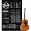 Musiciangoods Guitar Theory - Poster con chords, scale, note sulla tastiera e guida Circle of Fifths - Teoria musicale per chitarristi - 61 x 91,4 cm