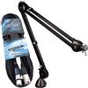 RØDE Rode PSA-1 PSA1 - Braccio per microfono da tavolo con braccio articolato e cavo microfono Keepdrum XLR 6 m