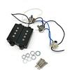 casstaly Set di pickup per chitarra elettrica e basso PB a 4 corde per chitarra elettrica al collo e al ponte
