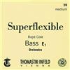 Thomastik-Infeld Thomastik Corda per Contrabbasso 3/4 Superflexible - corda Sol nucleo corda d'acciaio, rivestimento cromato, accordo orchestra, media