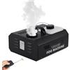 Ridgeyard Macchina per nebbia da 1500 W, con telecomando senza fili, DMX, per DJ discoteca party, Halloween, matrimoni, Natale
